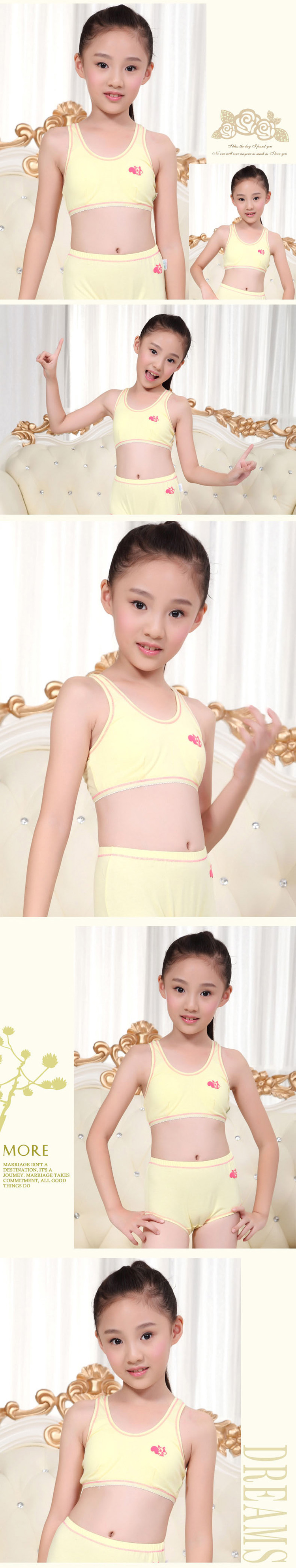 Qoo10 - Ragazza puberty girls bra cotton vest underwear girls bra children  sto : Women's Clothing