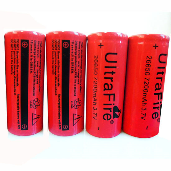 Baterías Ultrafire CR123A x4