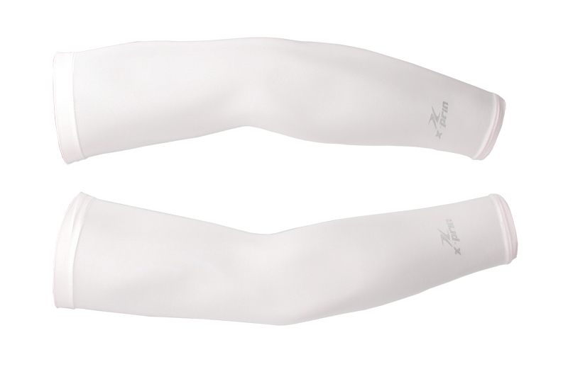 white arm sleeves