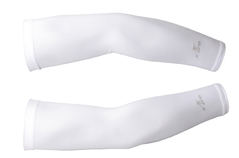 white arm sleeves