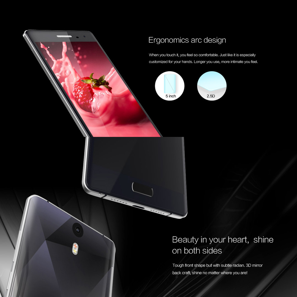 Original BLUBOO Xtouch 5.0inch JDI FHD 4G LTE 64Bit MTK6753 Octa Core 1.3GHz Android 5.1 3GB 32GB 13.0MP Touch ID Smartphone