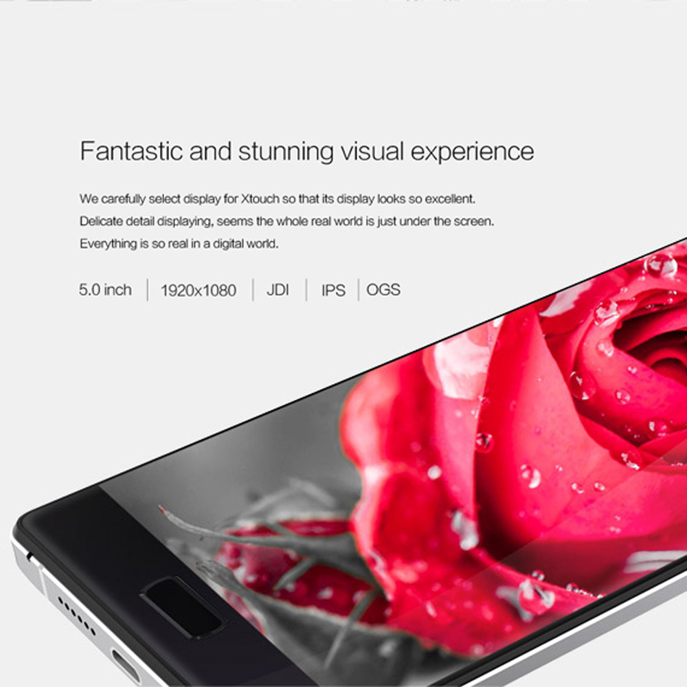 Original BLUBOO Xtouch 5.0inch JDI FHD 4G LTE 64Bit MTK6753 Octa Core 1.3GHz Android 5.1 3GB 32GB 13.0MP Touch ID Smartphone