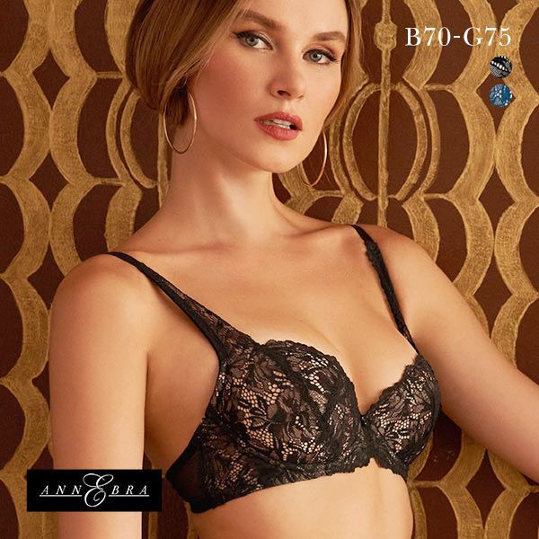 ANNEBRA Bow décolleté make-up bra (Sizes B-G)